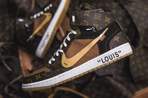 louis vuitton nike auction|jordan 1 Louis Vuitton price.